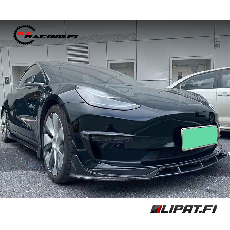 4 Tesla Model 3 Aero Frontspoiler 2017-2022