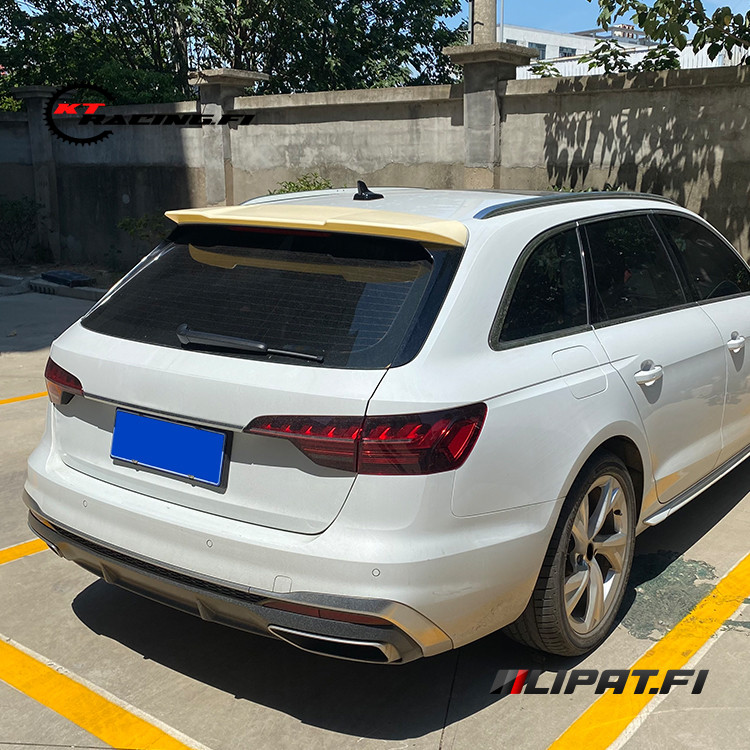 4 Spoiler sul tetto per AUDI A4 RS4 (B9 8W) Station Wagon (nero lucido)
