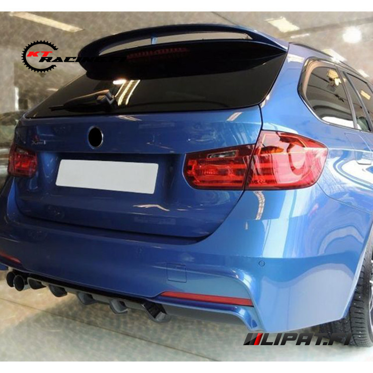 5 BMW F31 Touring takaspoileri (kiiltävä musta)