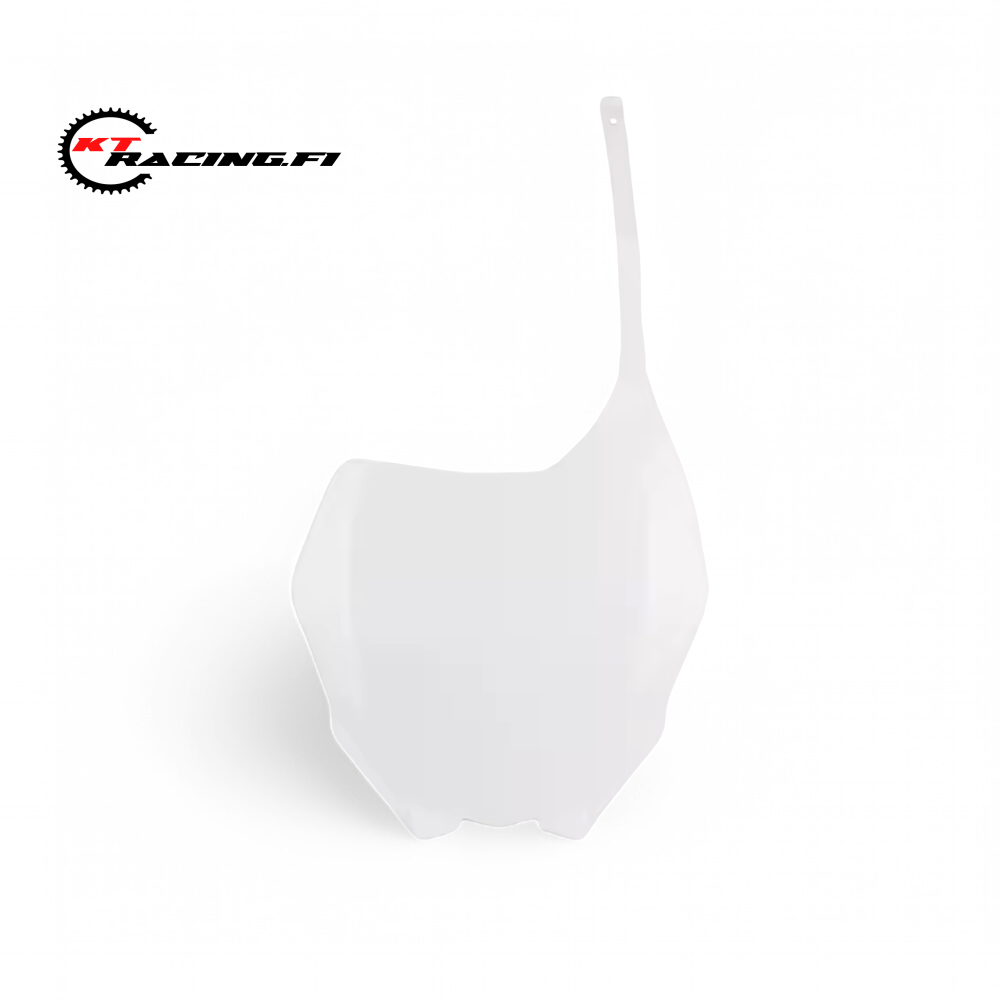 YZ 125 Nummerskylt 2006-2019 Svart/Vit