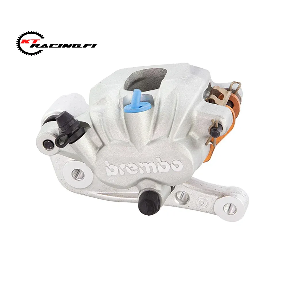 thumbnail image 2 of R&C Front Brake Caliper With Pads – For KTM 125-530 – Silver Powder Coated – OEM 7701301500101 2 of 6